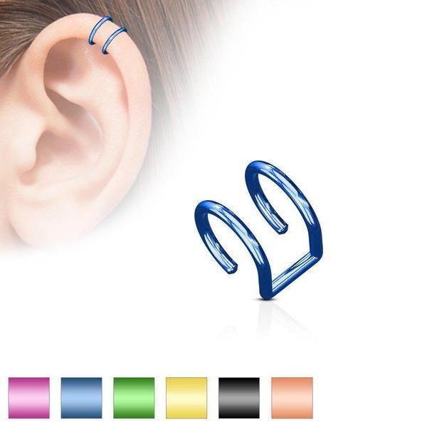 Non-Piercing Double Ring-My Body Piercing Jewellery