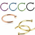 Nose Hoop 22G 20G 18G-My Body Piercing Jewellery