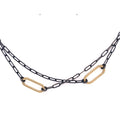 Off Center Ovals Necklace (N1868) - DanaReedDesigns