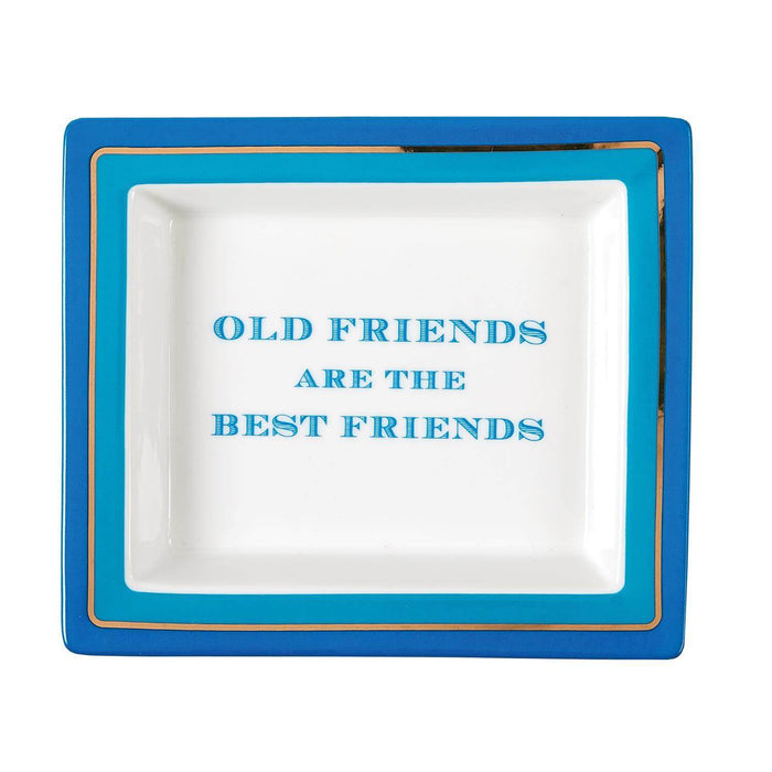 "Old Friends are the Best Friends" Desk Tray - Mildred Hoit