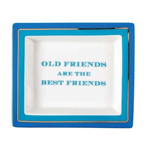 "Old Friends are the Best Friends" Desk Tray - Mildred Hoit