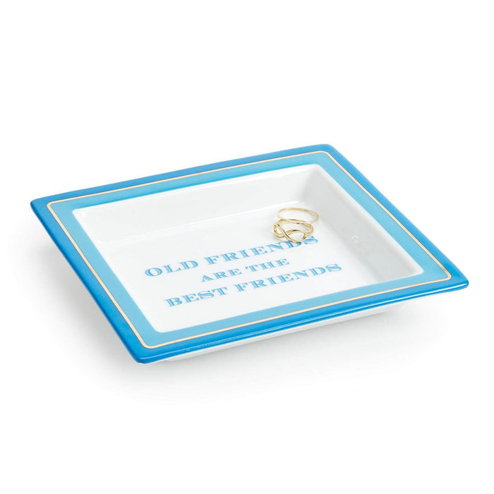 "Old Friends are the Best Friends" Desk Tray - Mildred Hoit