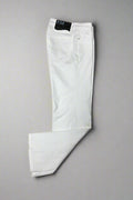 Olivia Boot Crop Pant in White - Mildred Hoit