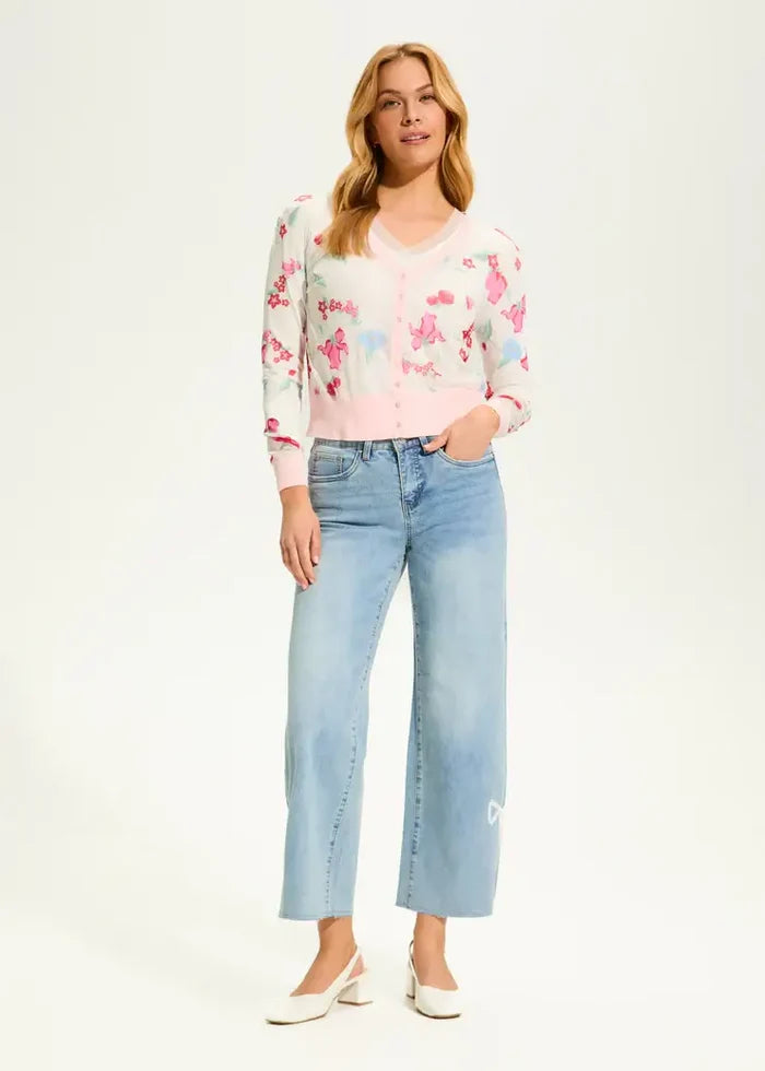 Olivia Wide Ankle Denim Jeans - Mildred Hoit