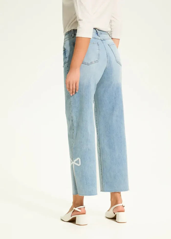 Olivia Wide Ankle Denim Jeans - Mildred Hoit