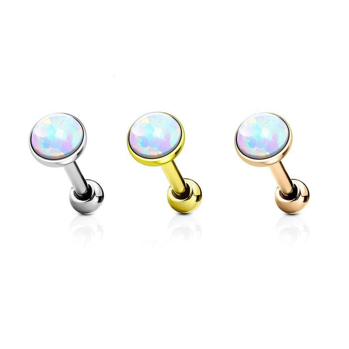 Opal Cartilage Bar-My Body Piercing Jewellery