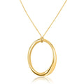Oval Gold Vermeil 18in Pendant | Washington Diamond