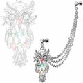 Owl Cartilage Chain 16G-My Body Piercing Jewellery