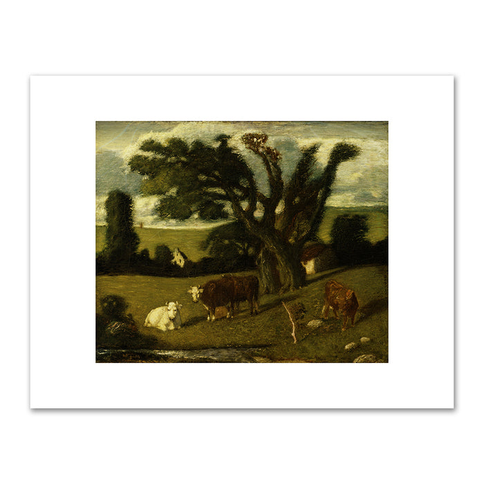Albert Pinkham Ryder, Pastoral Study, 1897, Smithsonian American Art Museum. Fine Art Prints in various sizes by Museums.Co