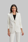 Peace of Cloth Jaime Jacket in Oyster - Mildred Hoit