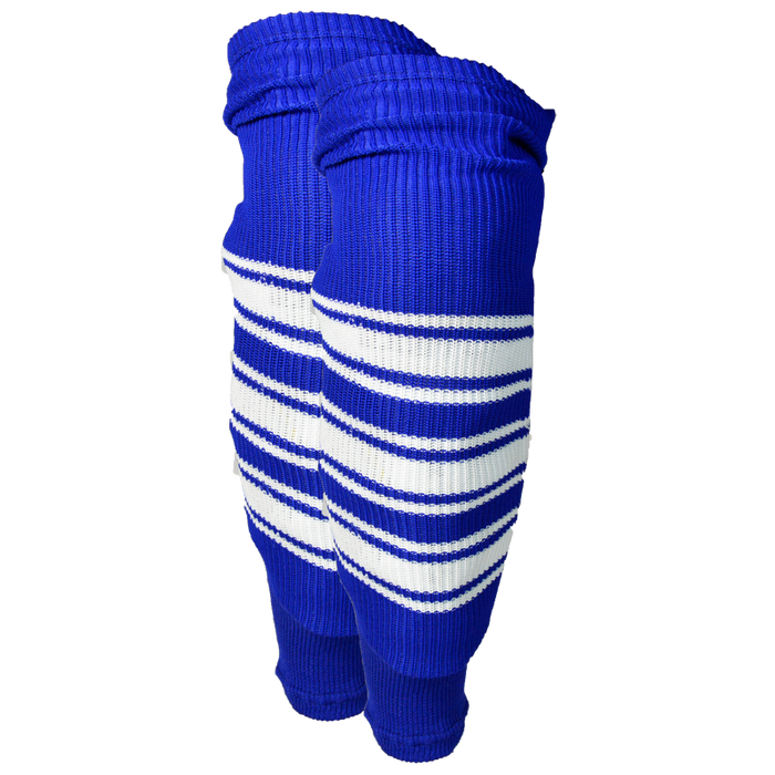 PearSox Pro Weight Knit Hockey Socks - Toronto (Royal or White) | Size Adult (30" - 32") Color Royal blue