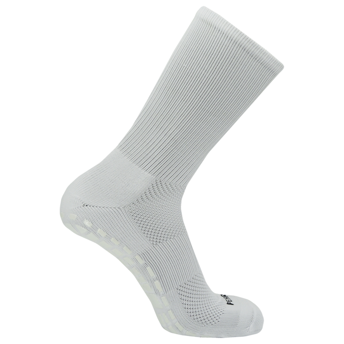 Pearsox white Grip Crew Sock with silicon grip points