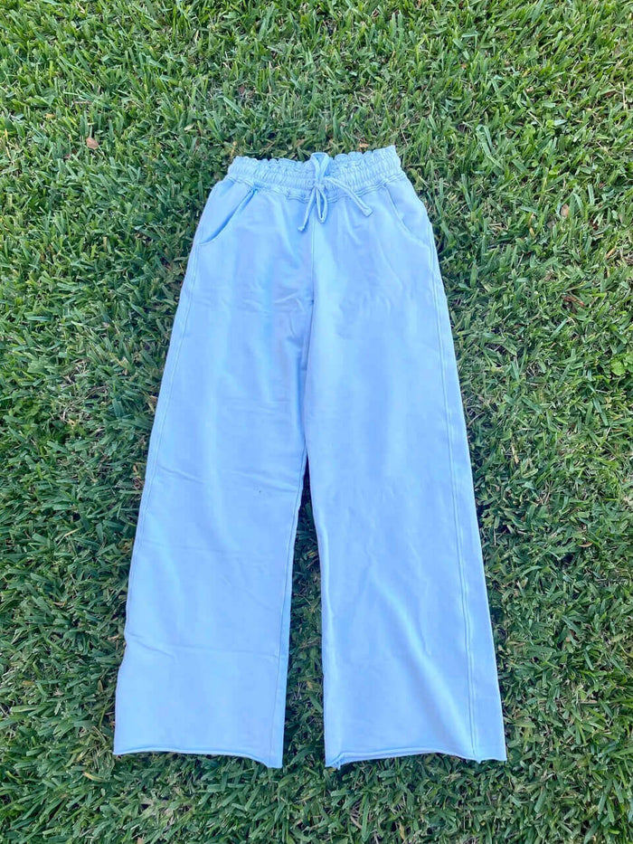 Pima Cotton Drawstring Pants - Mildred Hoit