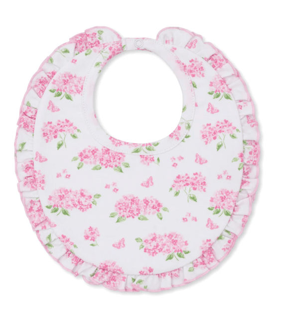 Kissy Kissy Pink Hydrangea Bib