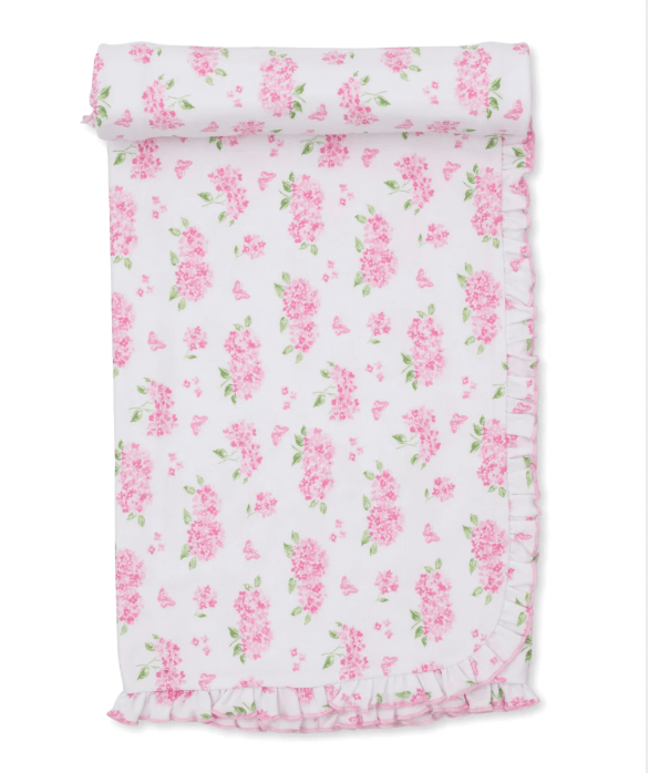 Kissy Kissy Pink Hydrangea Blanket