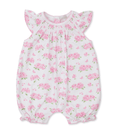 Kissy Kissy Pink Hydrangeas 0-3M Short Playsuit