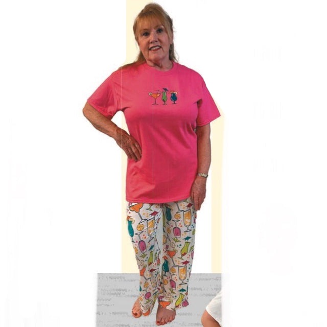 Pink Summer Drinks Sleepwear Set — Mccc Sportswear