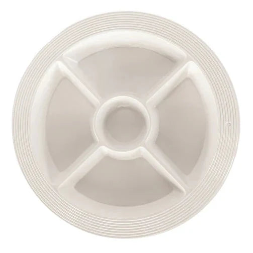 Pinstripes Melamine Divided Dish — Nora Fleming LLC