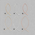 Pisces Earrings (E756/E757) - DanaReedDesigns