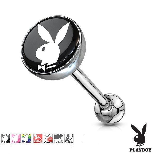 PLAYBOY Logo Barbell 14G-My Body Piercing Jewellery