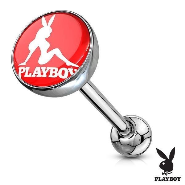 PLAYBOY Logo Barbell 14G-My Body Piercing Jewellery