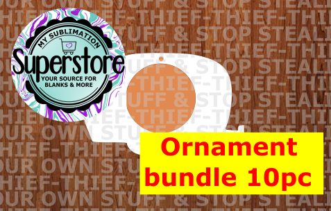 Pod Holder Camper - 10pc or 25 pc Ornament Bundle Price