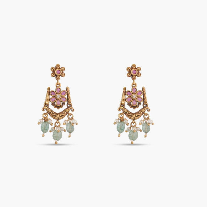 Pushpika Antique Necklace Set