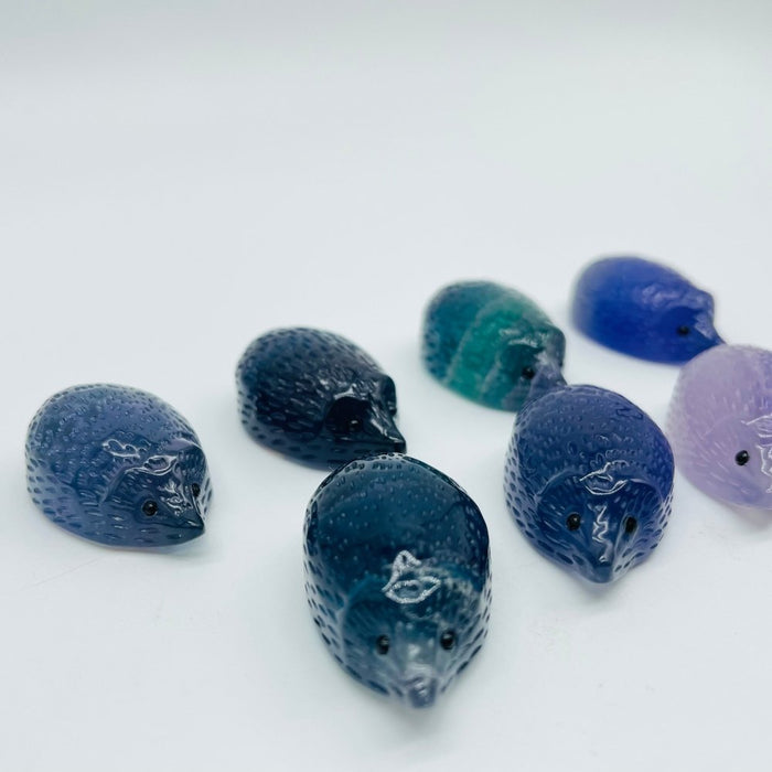 Rainbow Fluorite Hedgehog High Quality Carving Wholesale -Wholesale Crystals