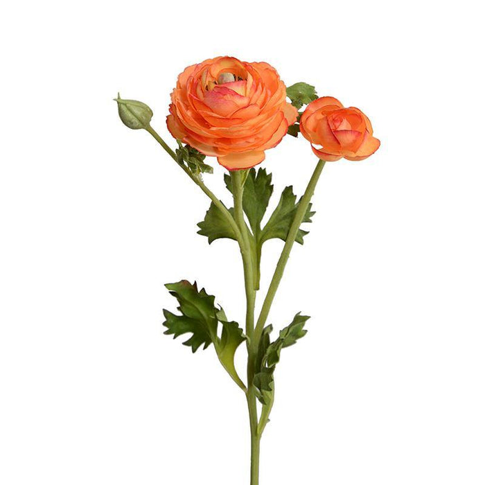 Ranunculus Spray - Red Orange - New Growth Designs