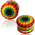 Rasta Wood Saddle Fit Plug PAIR 6mm-25mm-My Body Piercing Jewellery