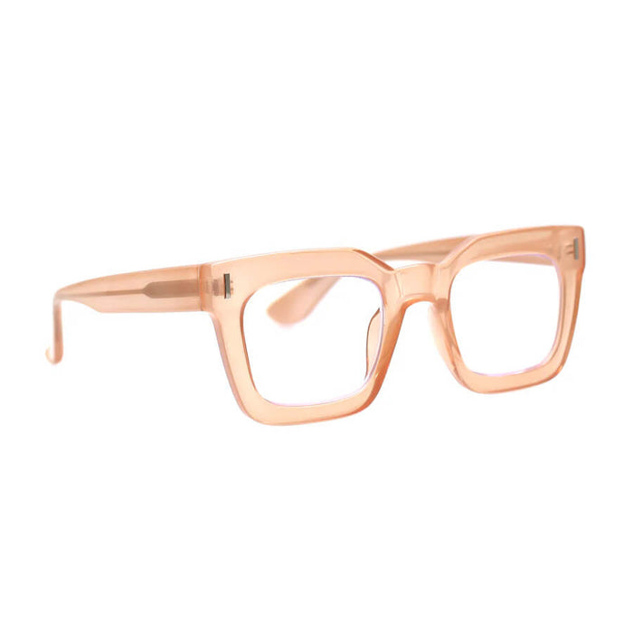 Raz Blue Light Readers in Transparent Nude - Mildred Hoit