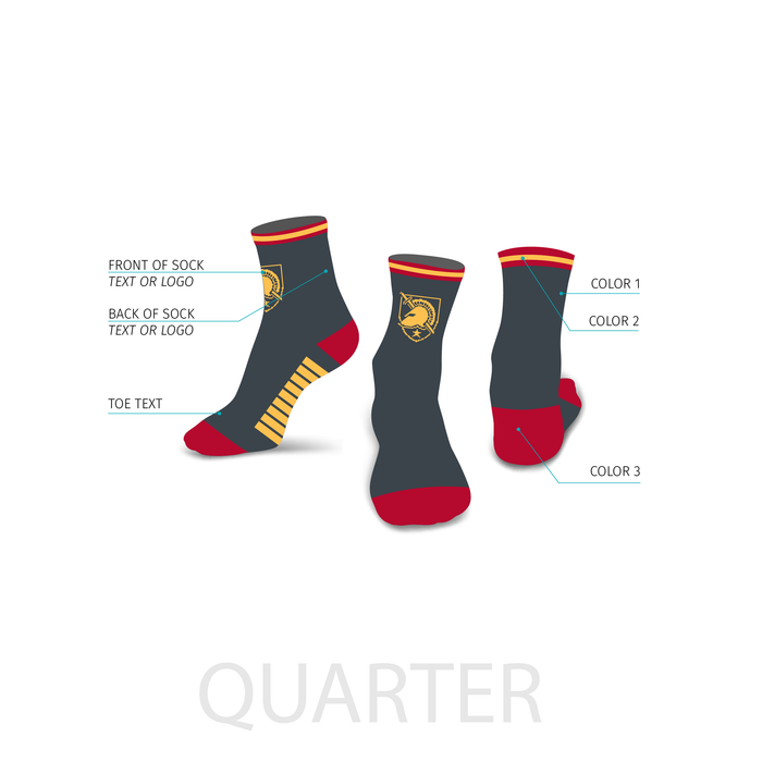Reaktor Custom Quarter Sock | Size X-Small