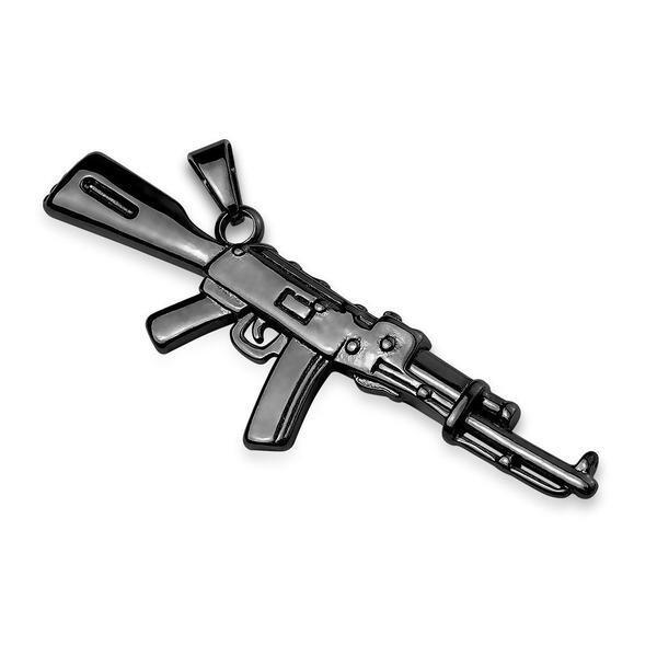 Rifle Stainless Steel Pendant-My Body Piercing Jewellery