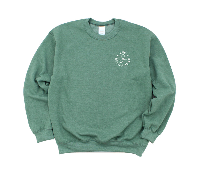 Riverview Health Centre Relief Team - Non-Pocketed Crew Sweatshirt - Lubdub Apparel