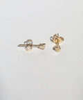 14k yellow gold earrings Brooklyn New York 11222