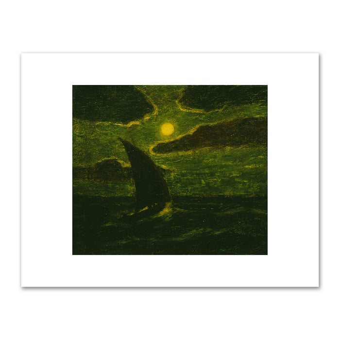 Albert Pinkham Ryder, Sailing by Moonlight, not dated, The Phillips Collection, Washington, DC. Fine Art Prints in various sizes by Museums.Co