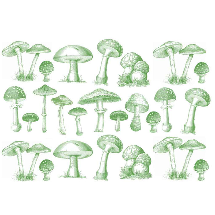 Sanbao Underglaze Mushrooms