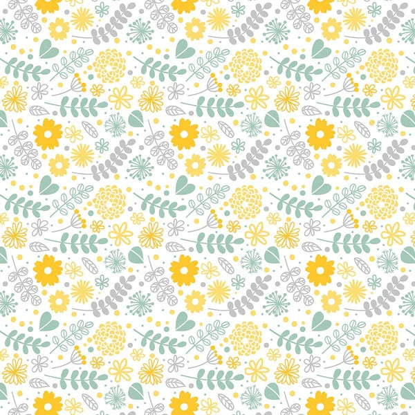 Sanbao Underglaze Yellow Flower