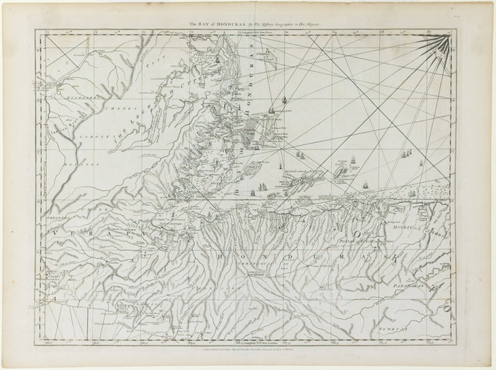 Sayer, Robert. The Bay of Honduras. London, 1775.