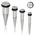 Body Jewelry - Screw Taper 8G-00G