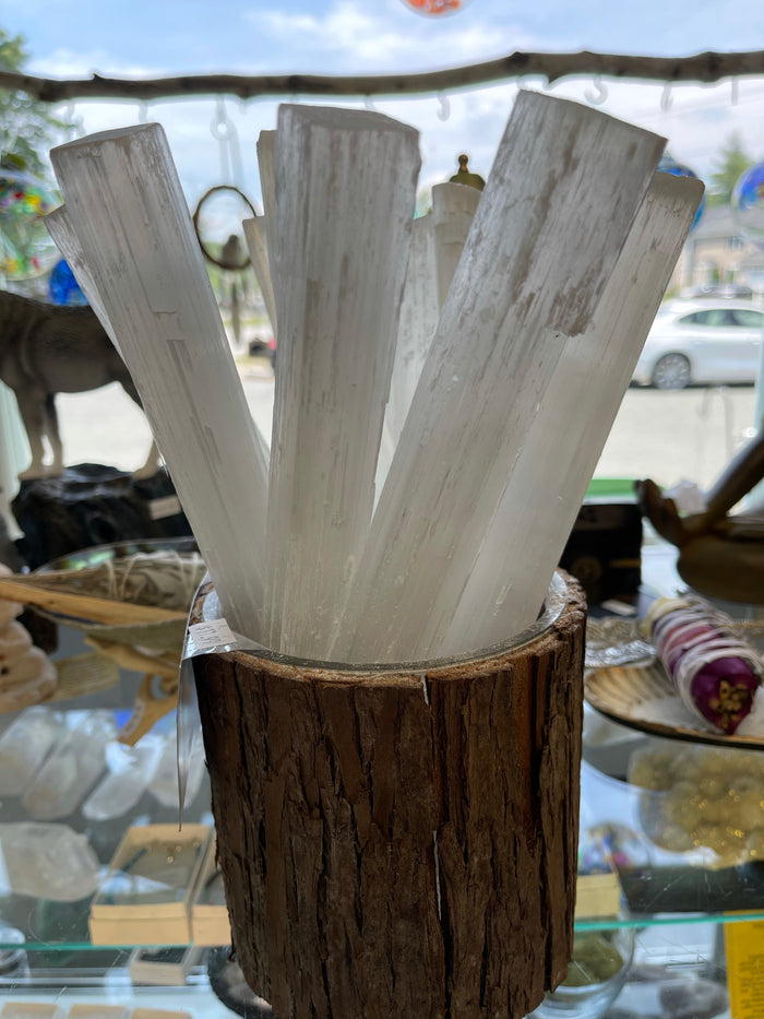 Selenite Wand Natural Gemstone 8" - 10" – view 2