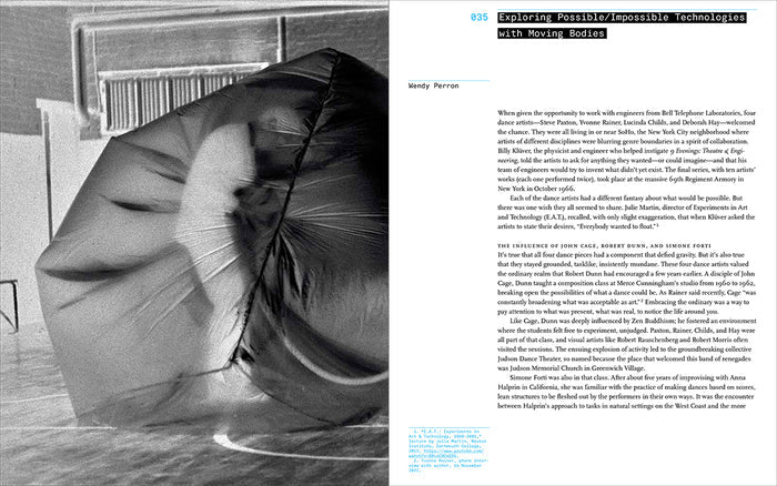 Inside page of 'Sensing the Future: Experiments in Art and Technology (E.A.T.).