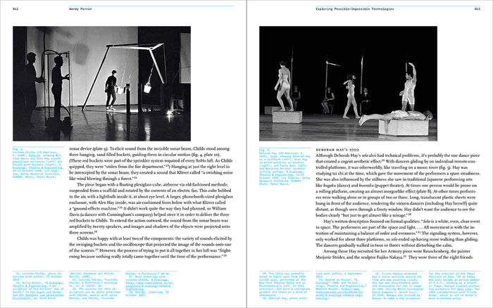 Inside page of 'Sensing the Future: Experiments in Art and Technology (E.A.T.).