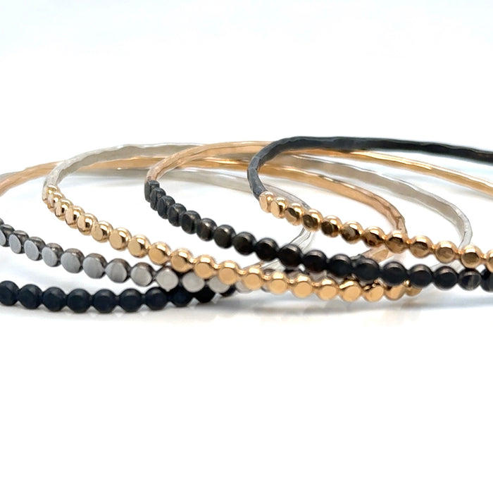 Signature Dot and Hammer Bangle