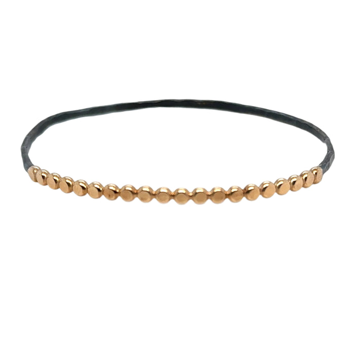 Signature Dot and Hammer Bangle