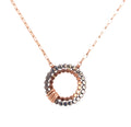 Signature Small Double Beaded Circle Necklace (N1893) - DanaReedDesigns