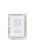 Silver Faux Bamboo Photo Frame 5x7 - Mildred Hoit