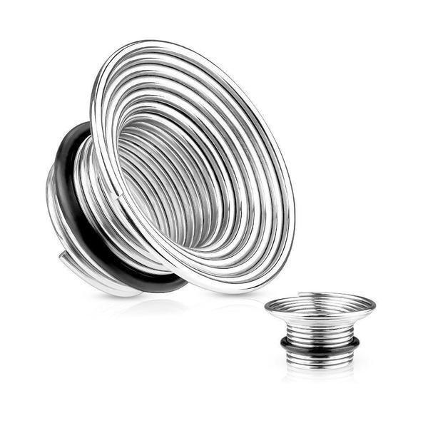 Body Jewelry - Single Flared Wire Tunnel PAIR 6-16mm