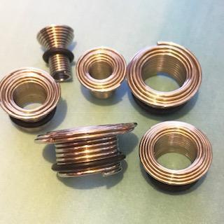 Body Jewelry - Single Flared Wire Tunnel PAIR 6-16mm
