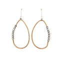 Small Beaded Ridge Ovid (E1563) - DanaReedDesigns